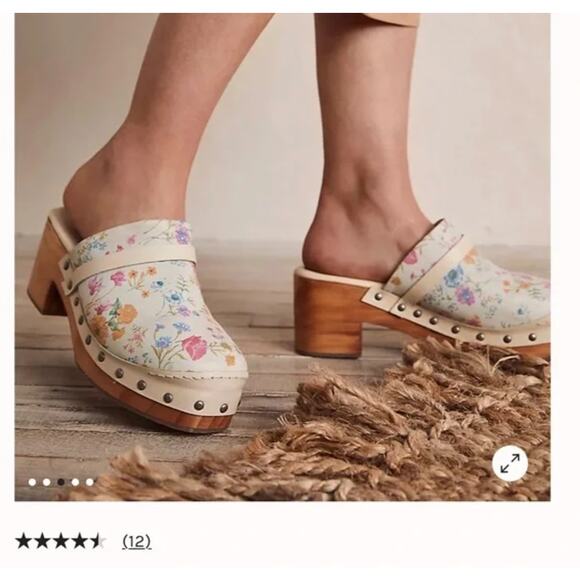 Women’s 8.5‎ NWT Aerosoles x Laura Ashley La Pedro Clogs Floral Cottagecore - Picture 9 of 9